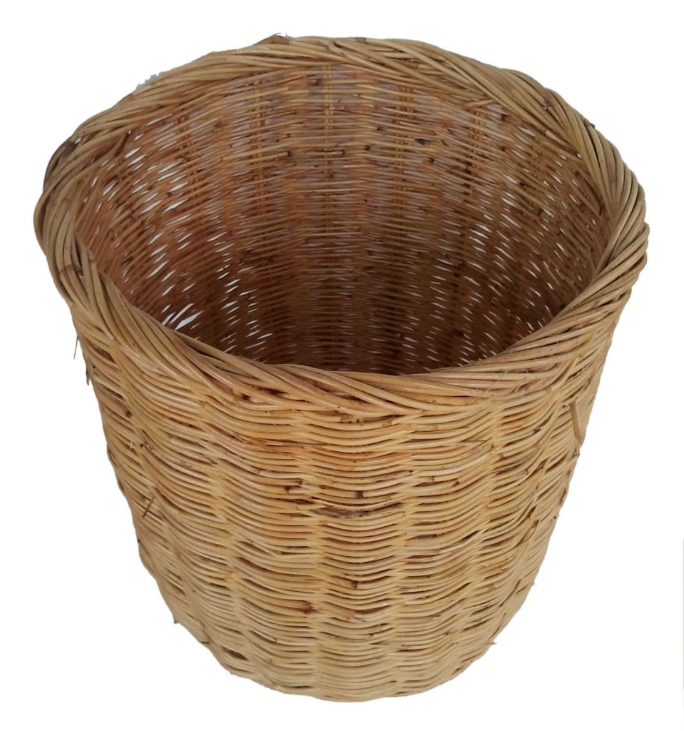 Basket BAMBOO RATTAN WOOD WOODEN fashionable design handles/ Natural home storage oranization Wood Bamboo handmade Basket