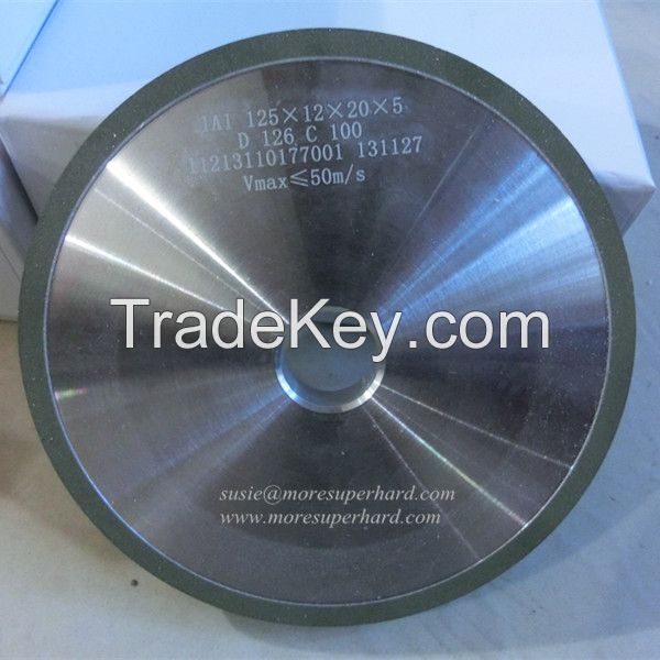 1A1 resin bond diamond grinding wheel for tungsten carbide