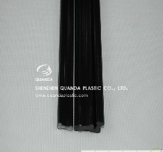 Black Extruded ABS Stiff Window Plastic Strip