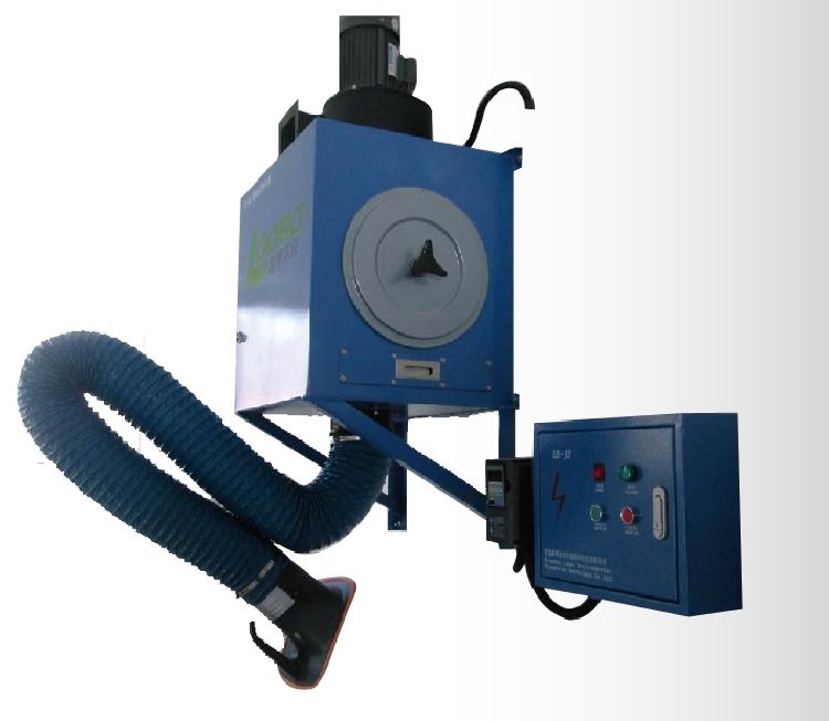 Portable welding fume extractor portable gas treatment