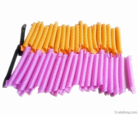 40pcs 50cm/20" Magic Hair Curlers Leverage Curlformers Spiral Rollers