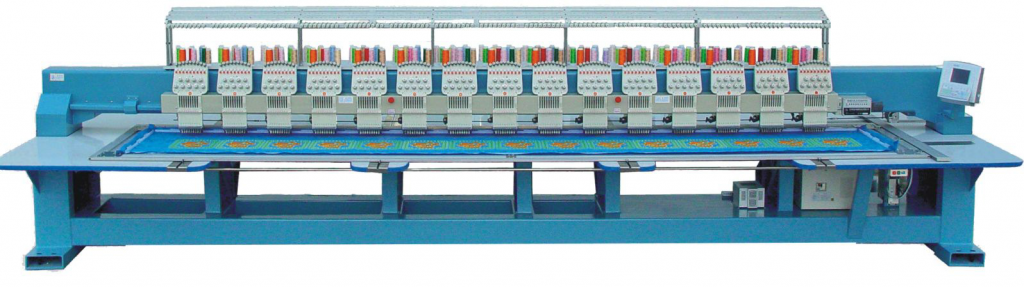 flat embroidery machine