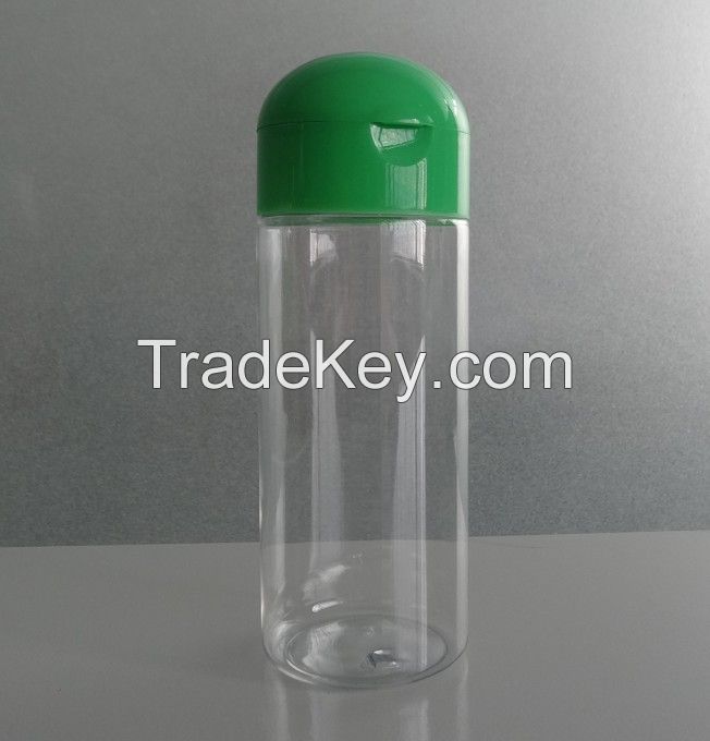 6oz(180ml) PET Bottle with 24/410 Dome Flip Top Cap
