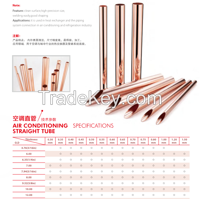 Straight Copper Pipe