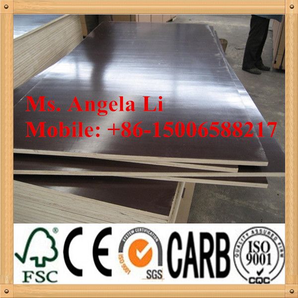 Waterproof construction grade 18mm plywood