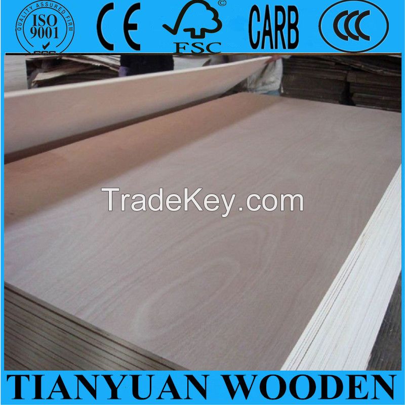 Best selling okoume keruing face plywood for furniture and decoration