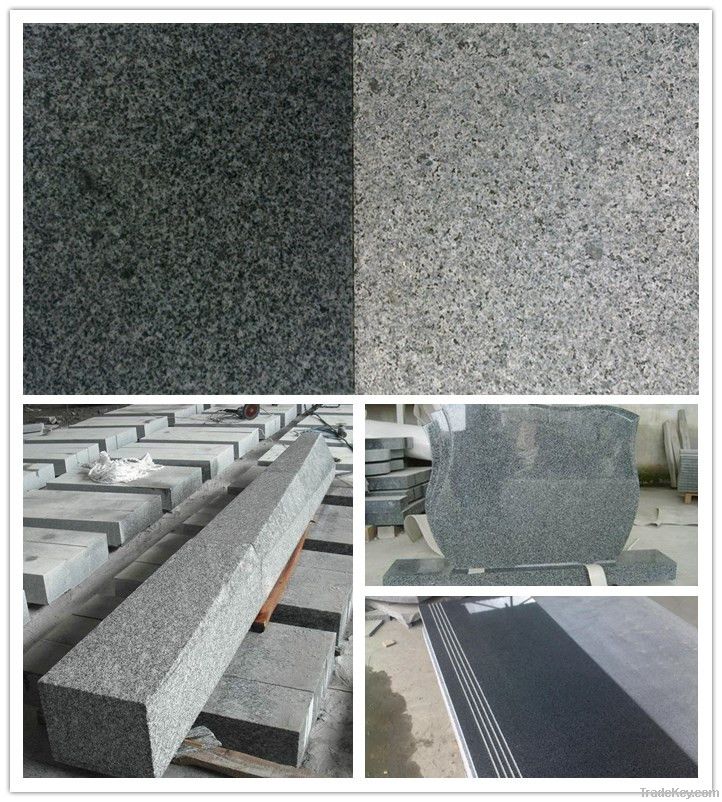 G654 Dark grey granite