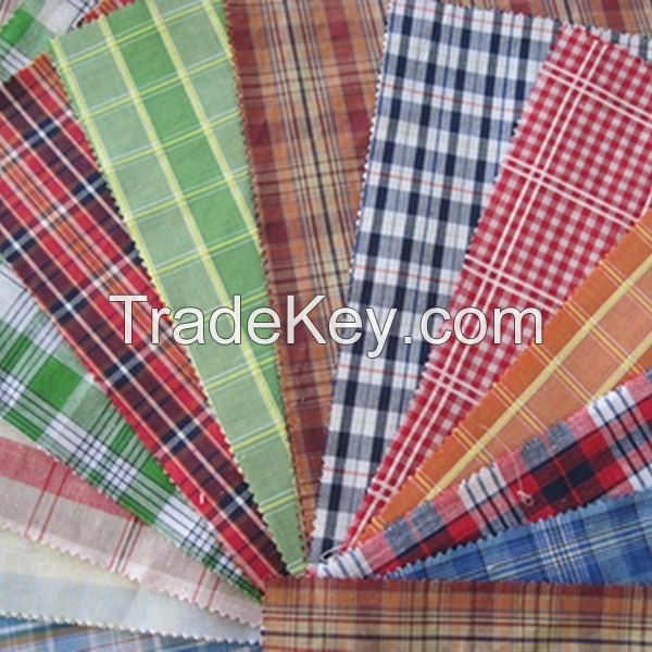 cotton yarn dyed fabric for shirts