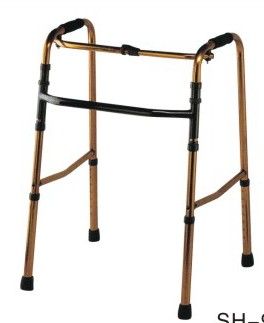 Lightweight aluminum adjustable walker