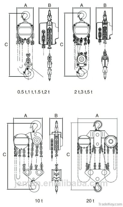 CK TYPE MANUAL CHAIN BLOCK