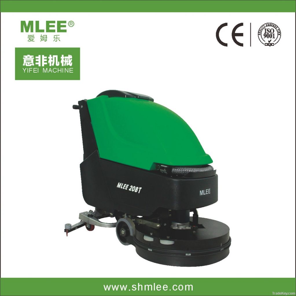 MLEE20BT walk behind electric automatic floor scrubber dryer