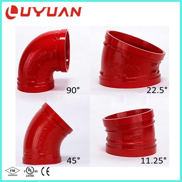 Grooved Pipe Fittings for Fire Fighting System