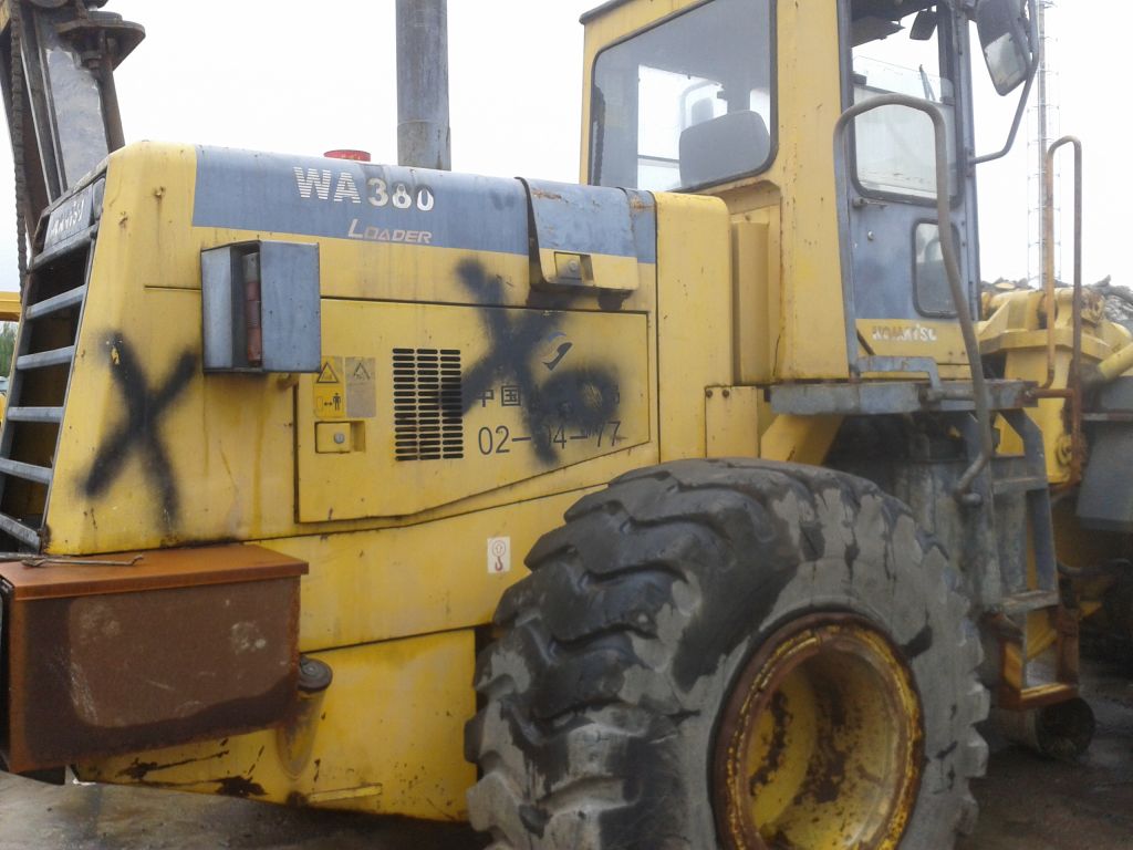 Used komatsu wheel loader WA380, original from Japan, used wheel loader