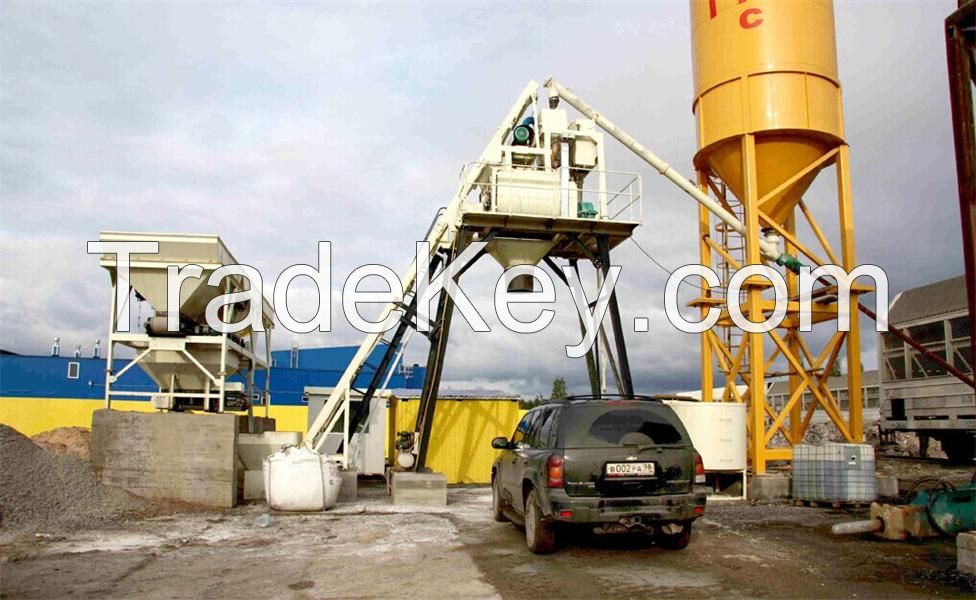 HZS25 Stationary Concrete Batching Plant