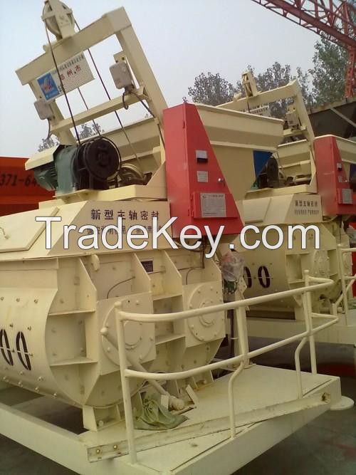 JS500 twin shaft concrete mixer for sale