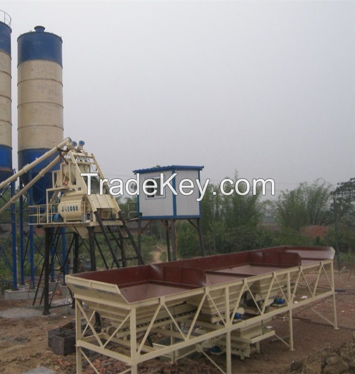 HZS50  Stationary Concrete Mixing Plant