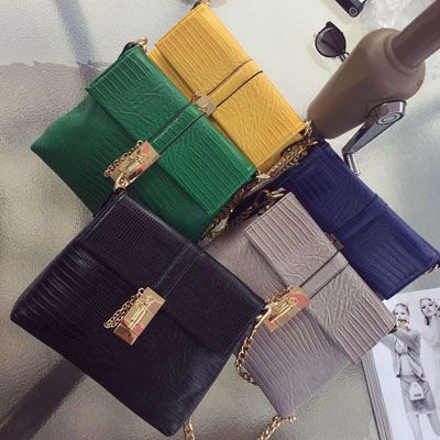 2016 best selling high quality single shoulder bag Lizard Chain Bag Shoulder Satchel