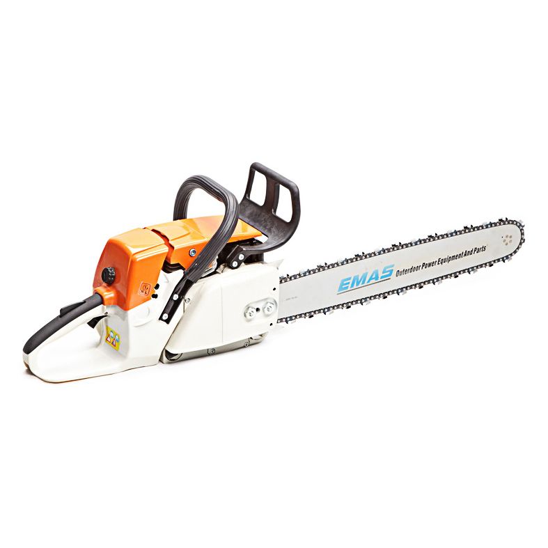 gasoline chainsaw, brush cutter, concrete saw, and spare parts