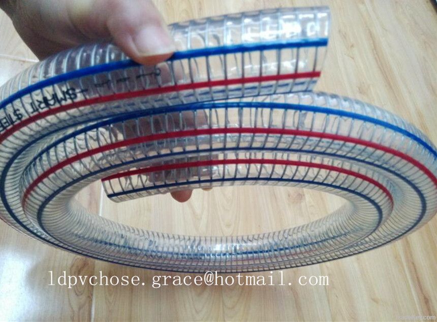 Pvc spiral steel wire reinforced hose
