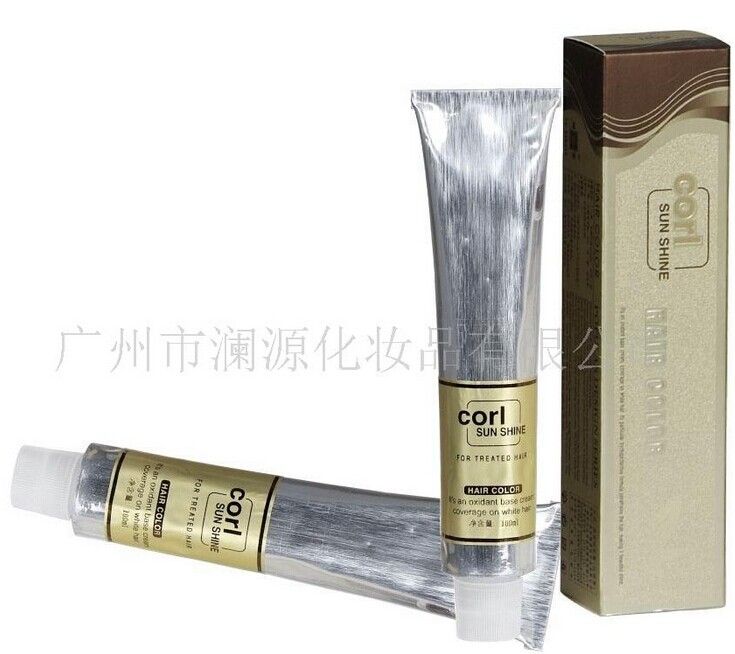 Corl hair dye cream, corl hair color cream with 48 colors