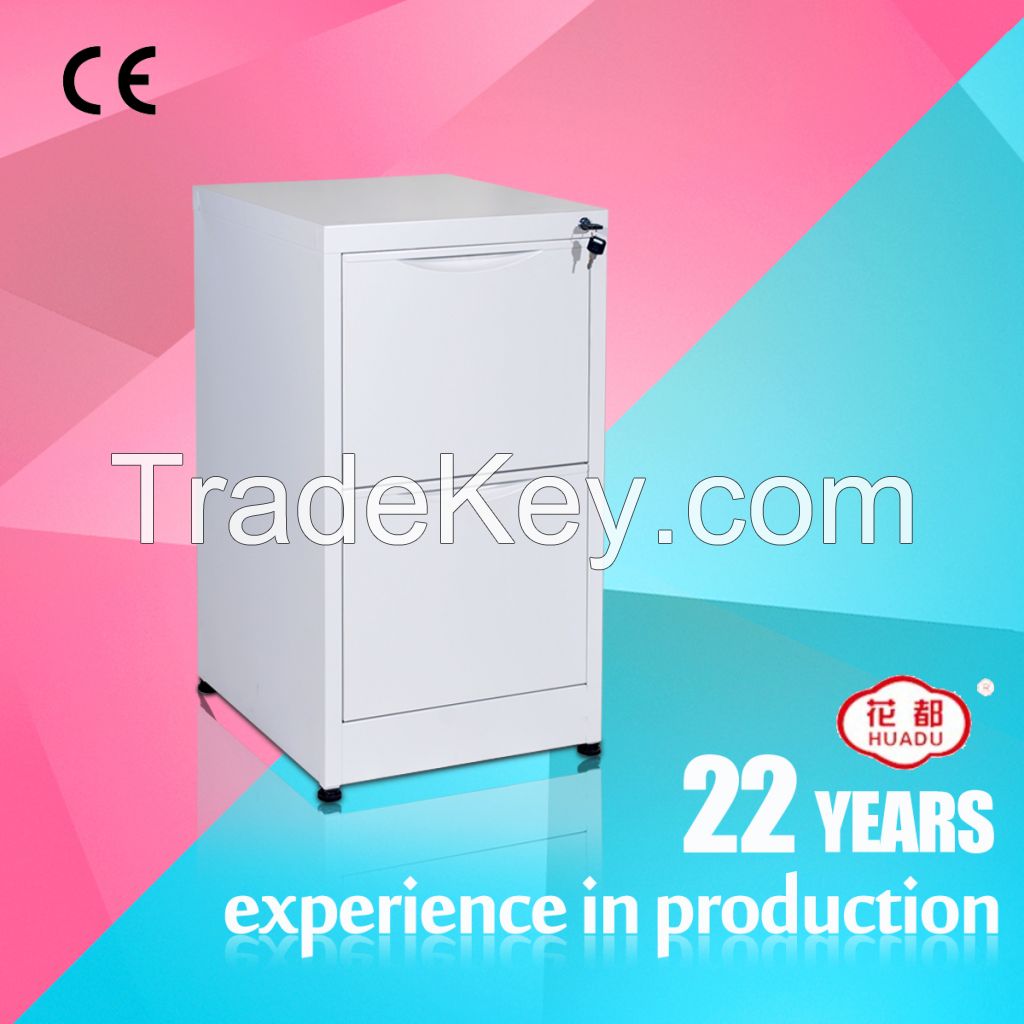 2-drawer steel vertical filing cabinet