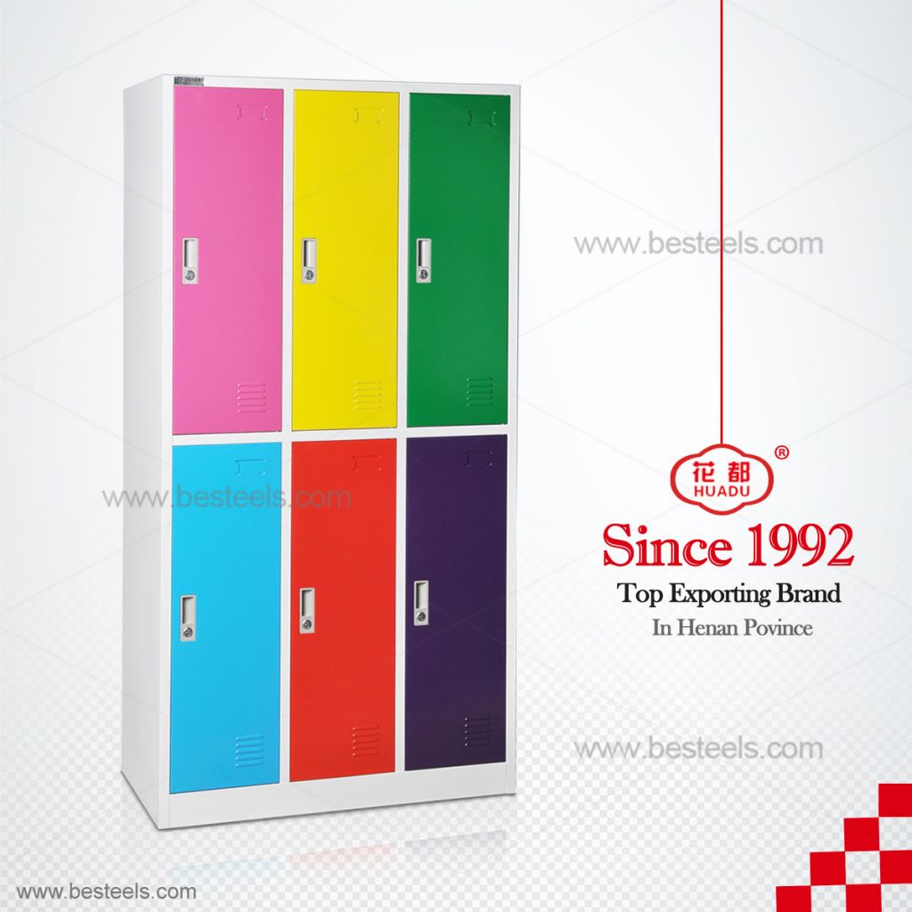 COLORFUL STEEL LOCKER FOR GYM,OFFICE,ETC. 