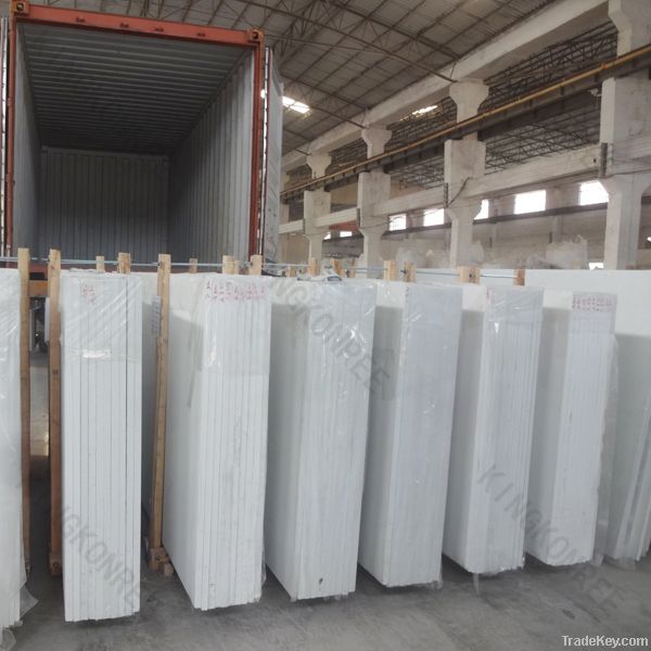 SGS approved eco-fiendly grey quartz stone slabs