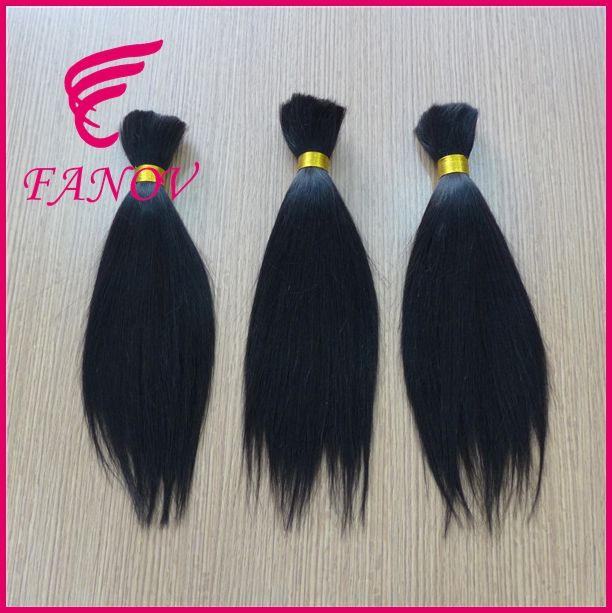 100% brazilian virgin remy hair bulk straight hair Top selling on sale