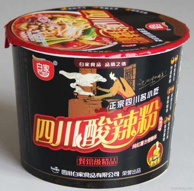 Baijia Sichuan instan vermicelli hot&sour flavor