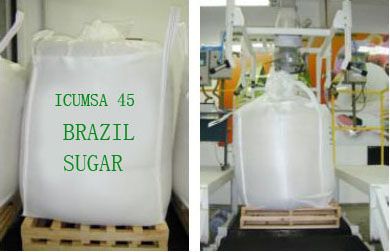 Refined crystal white brazilian cane sugar