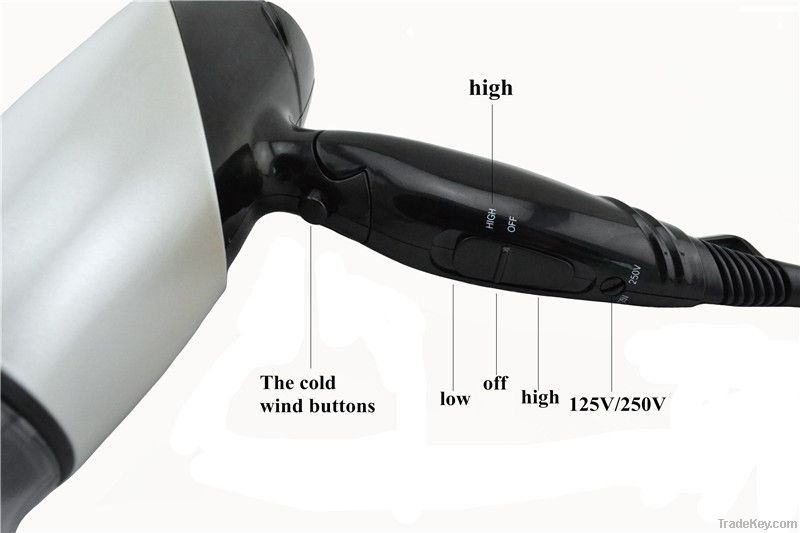 Foldable Dual Voltage Hair Dryer