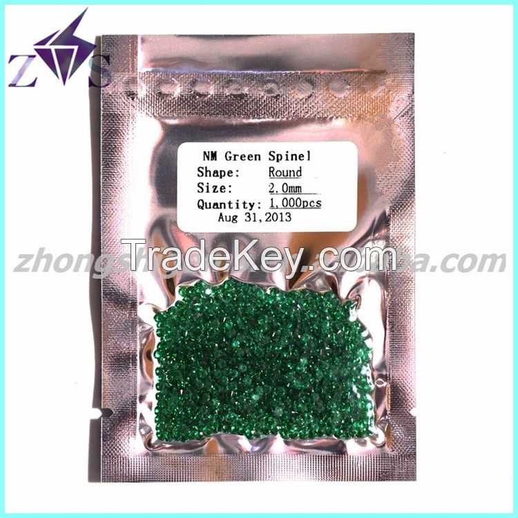 Good for Fire Nano Green Spinel for Wax Setting