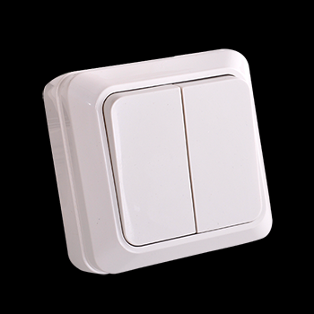 2 gang wall switch, surface wall switch 