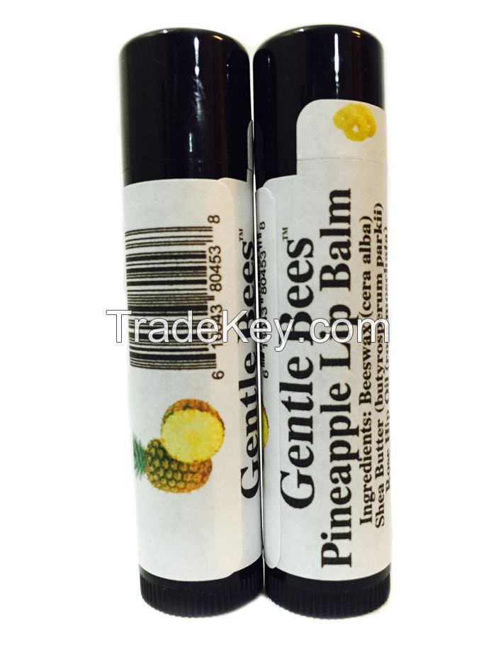 Gentle Bees Pineapple Lip Balm - 2 Pack