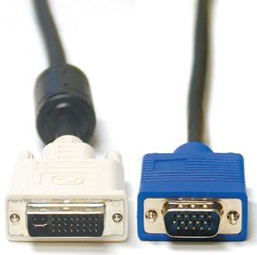 high quality AV cable-DVI(18+1)pin &amp;(24+1)&amp; (24+5)  male to VGA HD 15Pin male