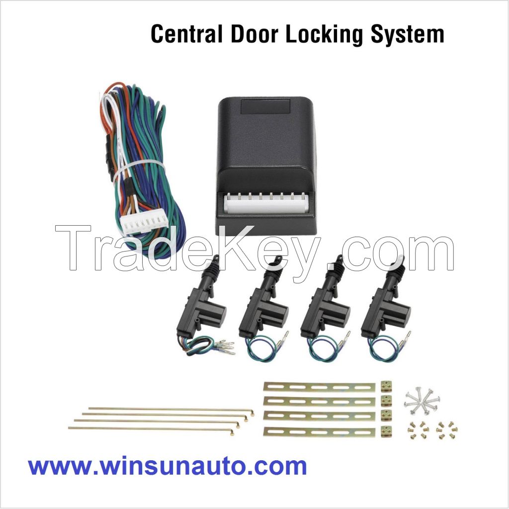 Central locking system compatible with car alarm