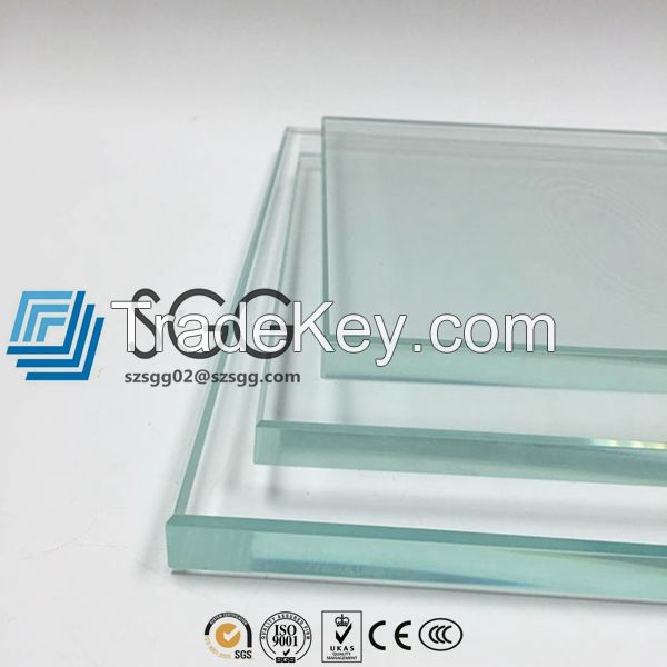 2mm 3mm 4mm 5mm 6mm 8mm 10mm 12mm 15mm 19mm Ultra/Clear Tempered Glass