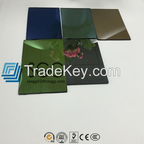 4mm 5mm 5.5mm 6mm Bronze Blue Gray Green Dark Light Reflective Glass Price