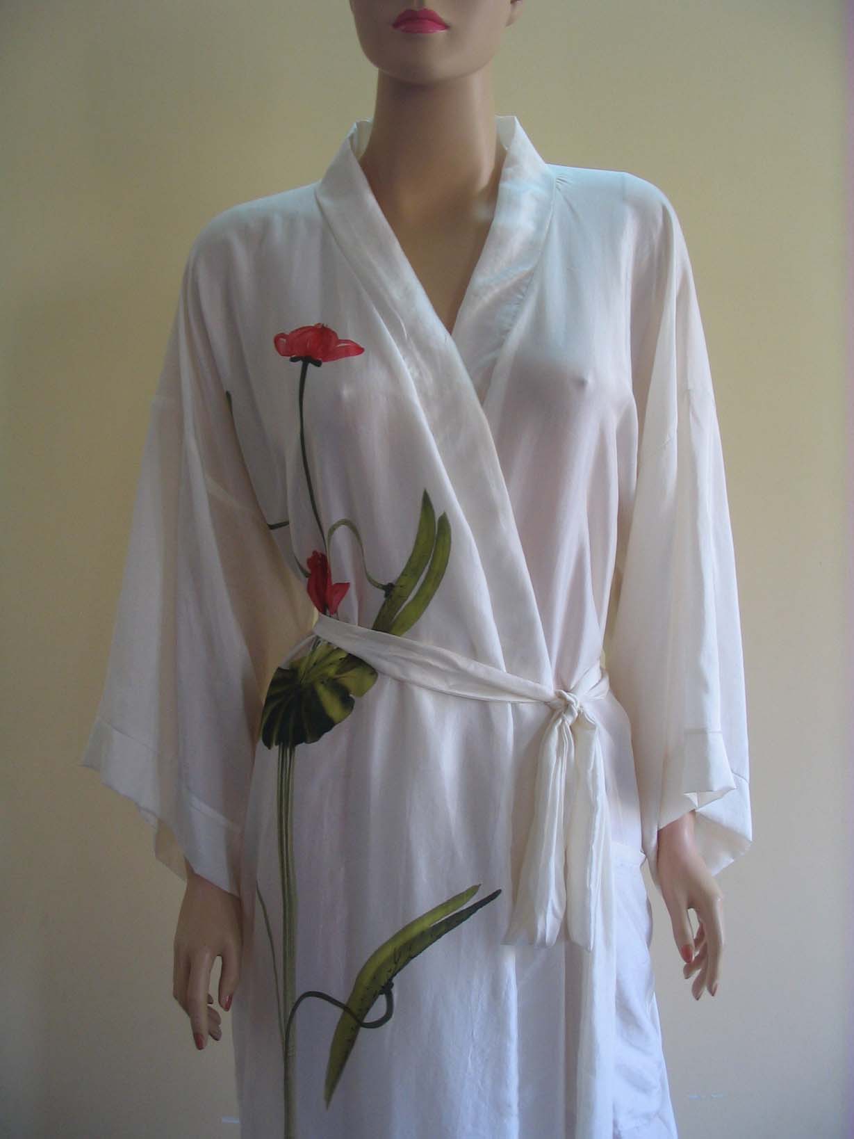 Painted Silk Kimono