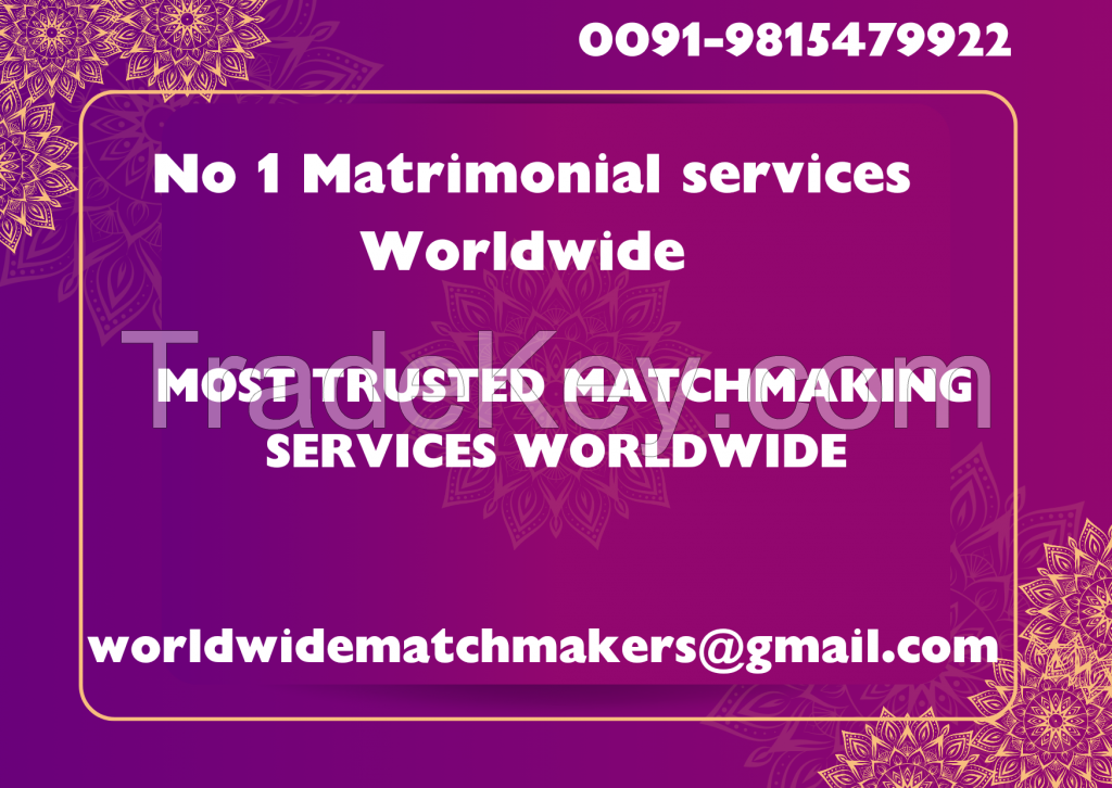 HIGH STATUS MATRIMONIAL SERVICS IN INDIA 09815479922 AFFLUENT FAMLIES