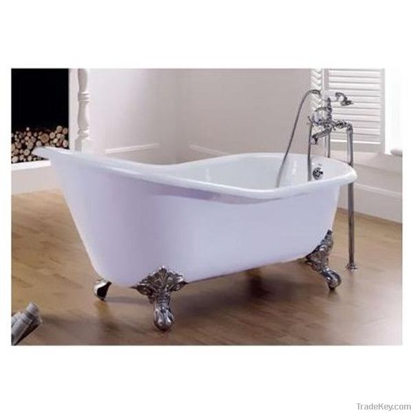 cast iron bathtub with feet