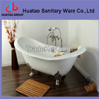 cast iron bathtub with feet