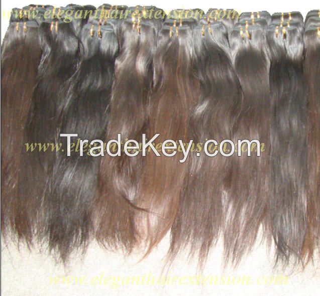 Top quality natural virgin human hair in natural color