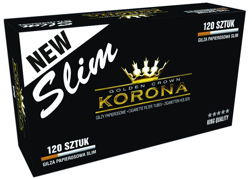 Slim Cigarette Filter Tubes Korona 120 