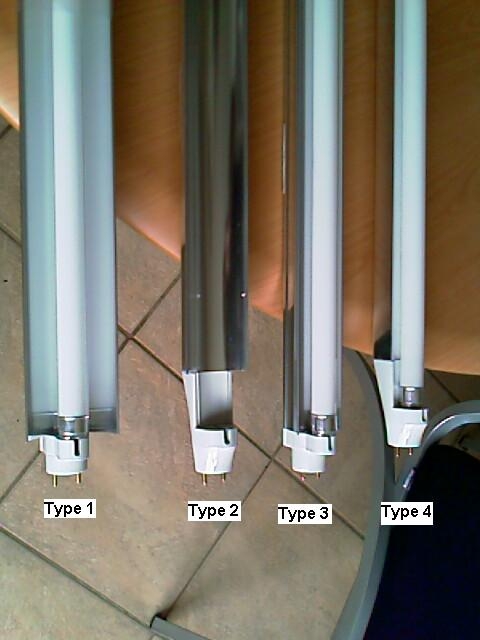 T8 to T5 fluorescent  light