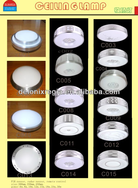 PIR motion sensor Round shaped for indoor ceiling light or wall light 10w LED staircases lamp