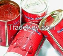 400g Canned Tomato Paste 28-30% 36-38%