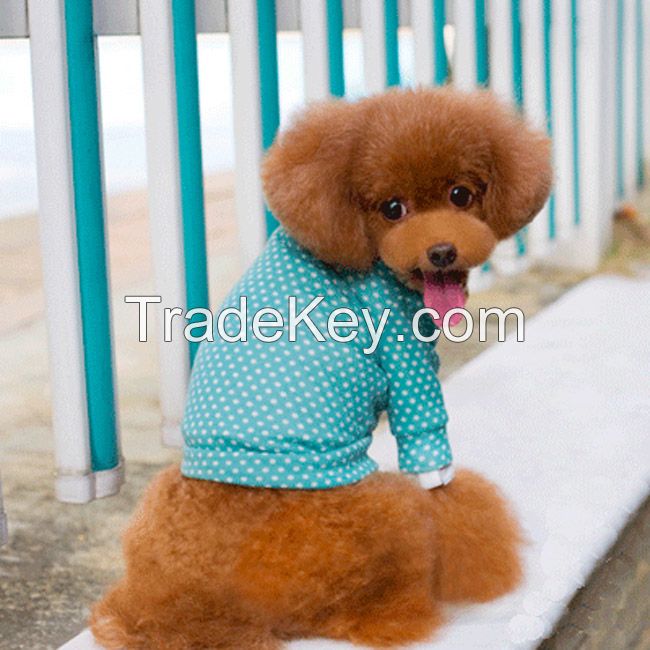  2014 pet breathable long sleeve shirt for teddy