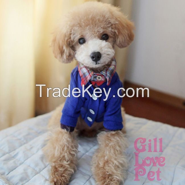 2014 New autumn and winter breathable sweater pet clothes apparel suitable for teddy