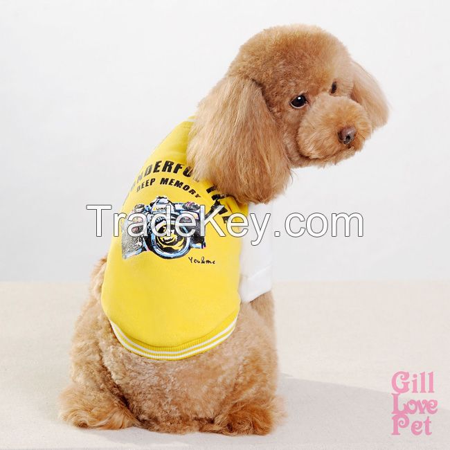 2014 pet breathable sport suit clothes for teddy and poodle